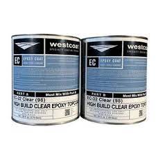 Westcoat EC-32 High-Build Epoxy Topcoat (Clear)