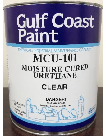 Gulf Coast Paint MCU-101 Moisture Cured Polyurethane, Clear